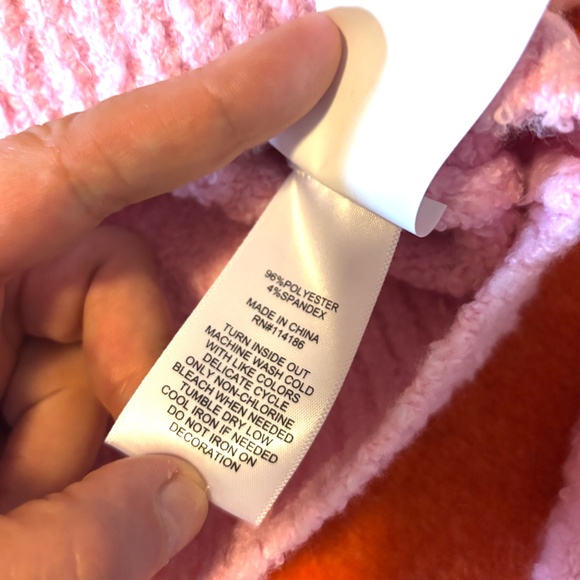 Juicy Couture pink shiny logo bouclé knit cardigan NWT - Picture 9 of 12